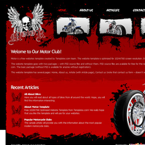 website template image