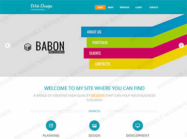 website template image