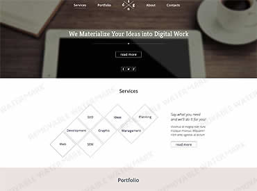 website template image