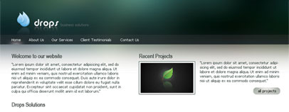 website template image