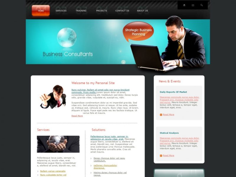 Free HTML/CSS Templates for Downloading Business Consultants Free