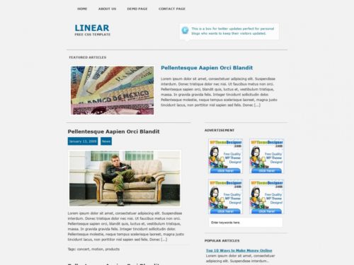 Download HTML/CSS Templates for Free: Linear - Free HTML Templates ...