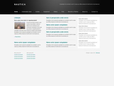 Free HTML Template: Nautica - Free HTML Templates, Free CSS Templates ...