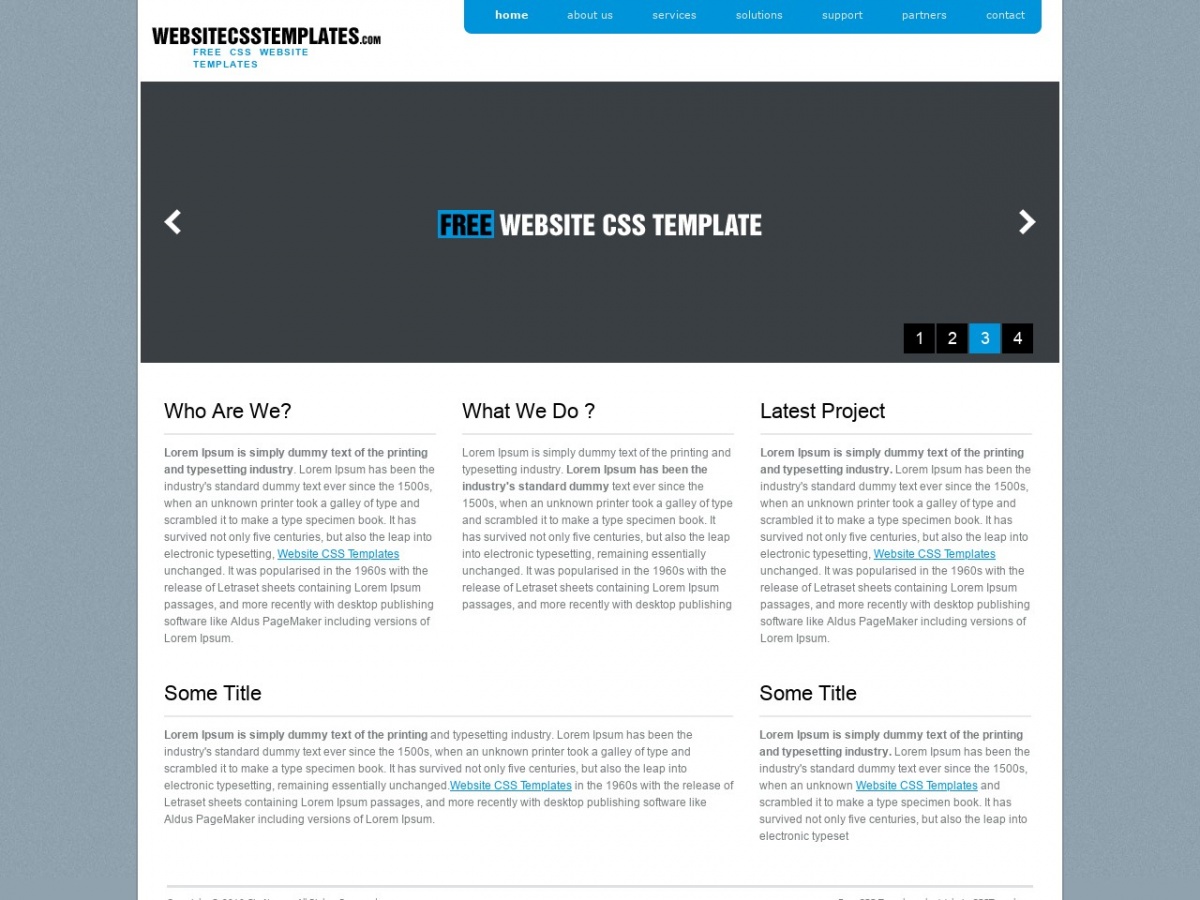 What is html css templates?