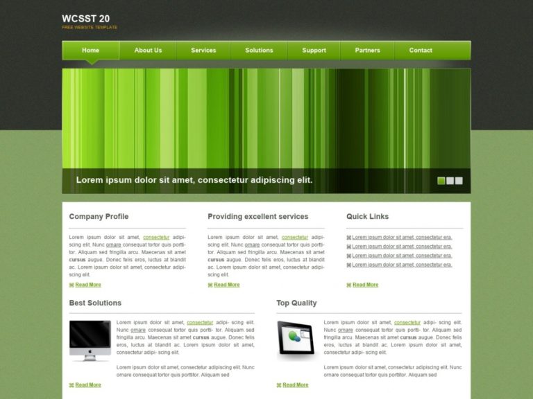 Download HTML/CSS Templates for Free: Wcsst 20 - Free HTML Templates ...