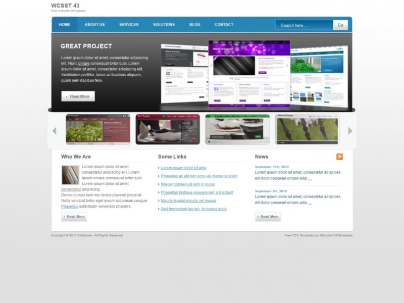 Plantilla HTML/CSS Gratis: Wcsst 43 - Plantillas HTML Gratuitas