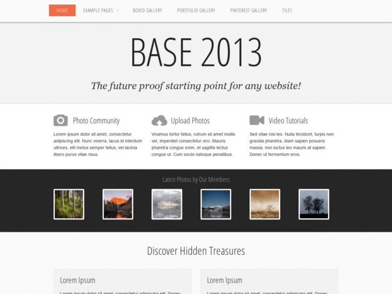 Free HTML/CSS Template Base 2013 Free HTML Templates, Free CSS