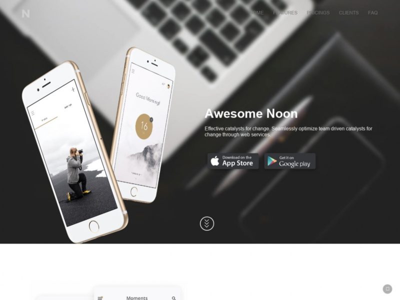 Plantillas HTML para Descargar Gratis: Noon Ui Kit - Plantillas HTML ...
