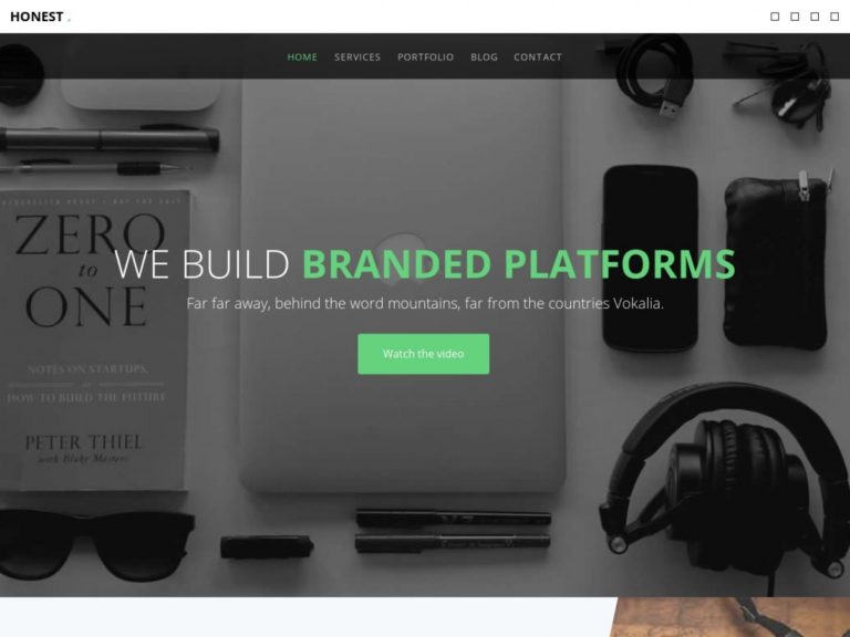 Download HTML/CSS Templates for Free: Honest - Free HTML Templates ...