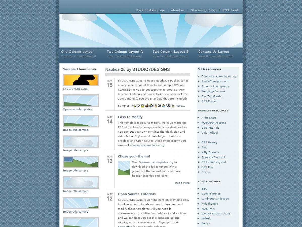Download Free HTML Template: Nautica 22 - Free HTML Templates For Blank Html Templates Free Download