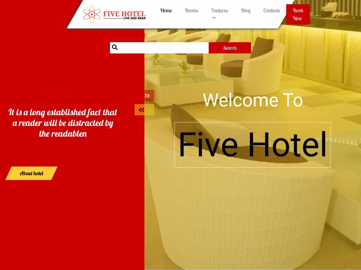 Plantilla HTML Gratuita: Five Hotel - Plantillas HTML Gratuitas