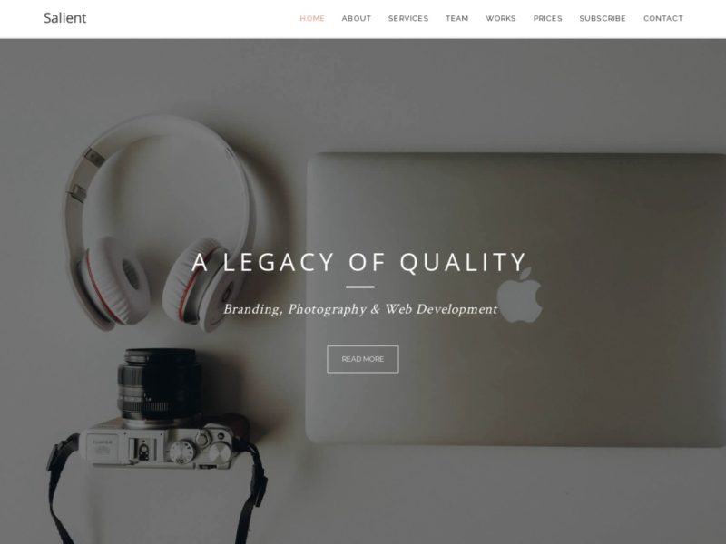 HTML/CSS Templates for Free Downloading: Salient - Free HTML Templates ...