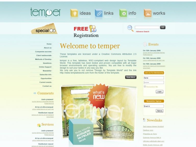 Books archivos - Free HTML Templates, Free CSS Templates and more